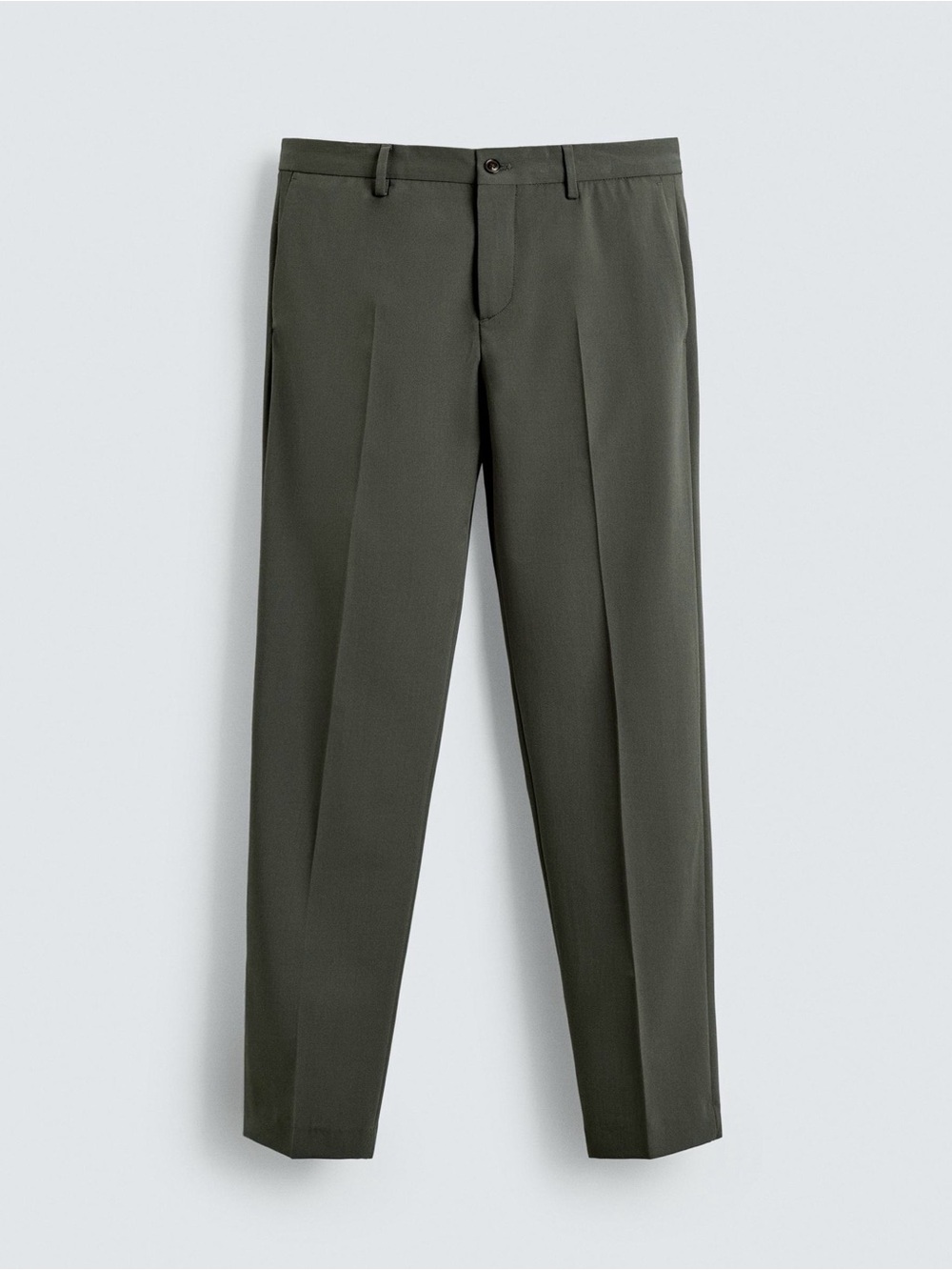 Zara Men's Dark Dress Pants - Slim Tapered